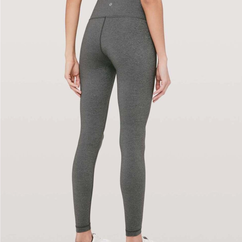 Lululemon Gray Women's Wunder Under High-Waisted Leggings - 12